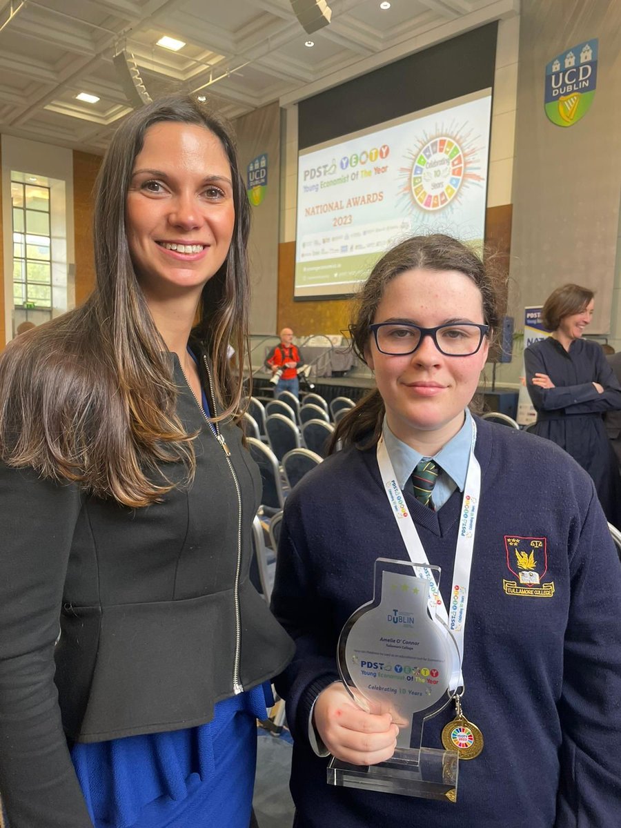 School of Accounting, Economics & Finance (@aef_tudublin) on Twitter photo Congratulations to Amelie O’Connor, Tullamore College, on winning our award for creativity at <a href="/PDST_YEOTY/">PDST YEOTY</a>. Amelie’s innovative project looked at using Pokémon as an educational tool for economics #YEOTY23 #economics. Congratulations to Amelie O’Connor, Tullamore College, on winning our award for creativity at <a href="/PDST_YEOTY/">PDST YEOTY</a>. Amelie’s innovative project looked at using Pokémon as an educational tool for economics #YEOTY23 #economics.