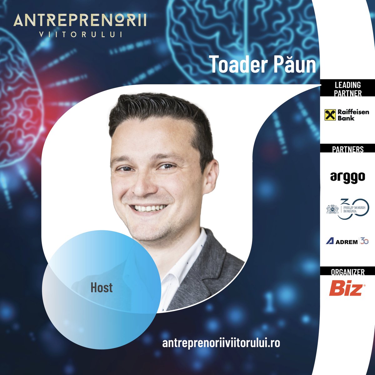 toaderpaun's tweet photo. Luni avem întâlnire la un nou eveniment @RevistaBiz: Antreprenorii Viitorului!
Ce se întâmplă acum în lume ne pune pe fiecare la încercare și cu atât mai mult reprezintă o provocare pentru antreprenori și business-uri. Există oameni care însă au fler și o claritate aparte 
#Biz https://t.co/ayfD7oCGKv