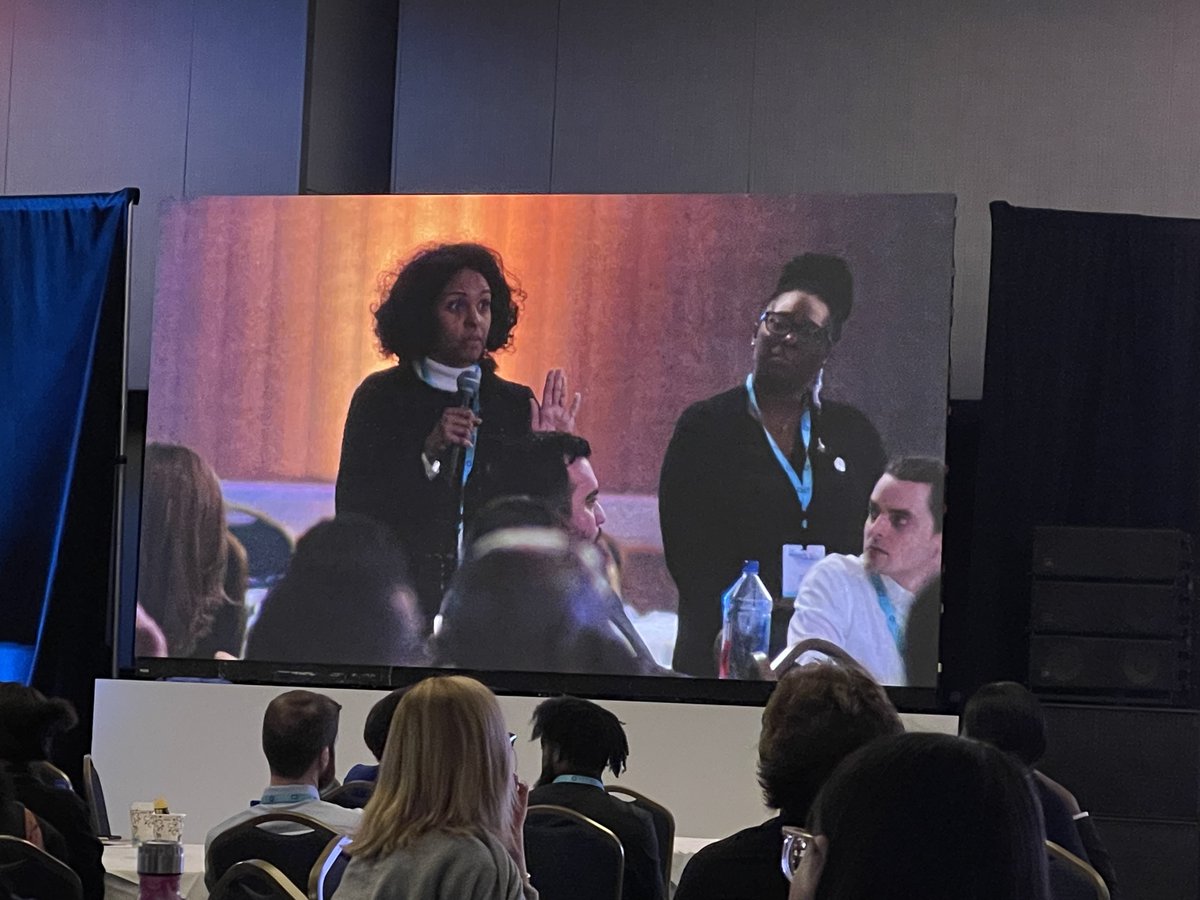 AEOworks's tweet photo. #Entrepreneur Nubian Simmons from The Pink Bakery asks the Regional Council how we can get corporations to give contracts to small and #microbusinesses to help build generational wealth in #underserved communities. #AEOconference #reroute2reconnect #nsbw https://t.co/bzEA1n7ktv