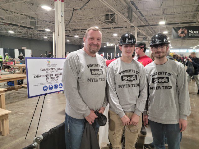 Some amazing carpentry skills being demonstrated by <a href="/myermarauders/">@myermarauders</a> today <a href="/dsbn/">District School Board of Niagara</a> SKILLS