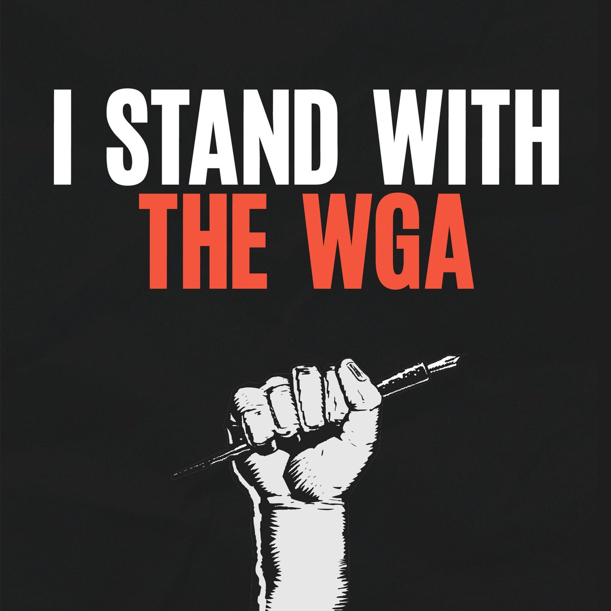 #WGA #strike #WritersGuildofAmerica #SolidarityForever