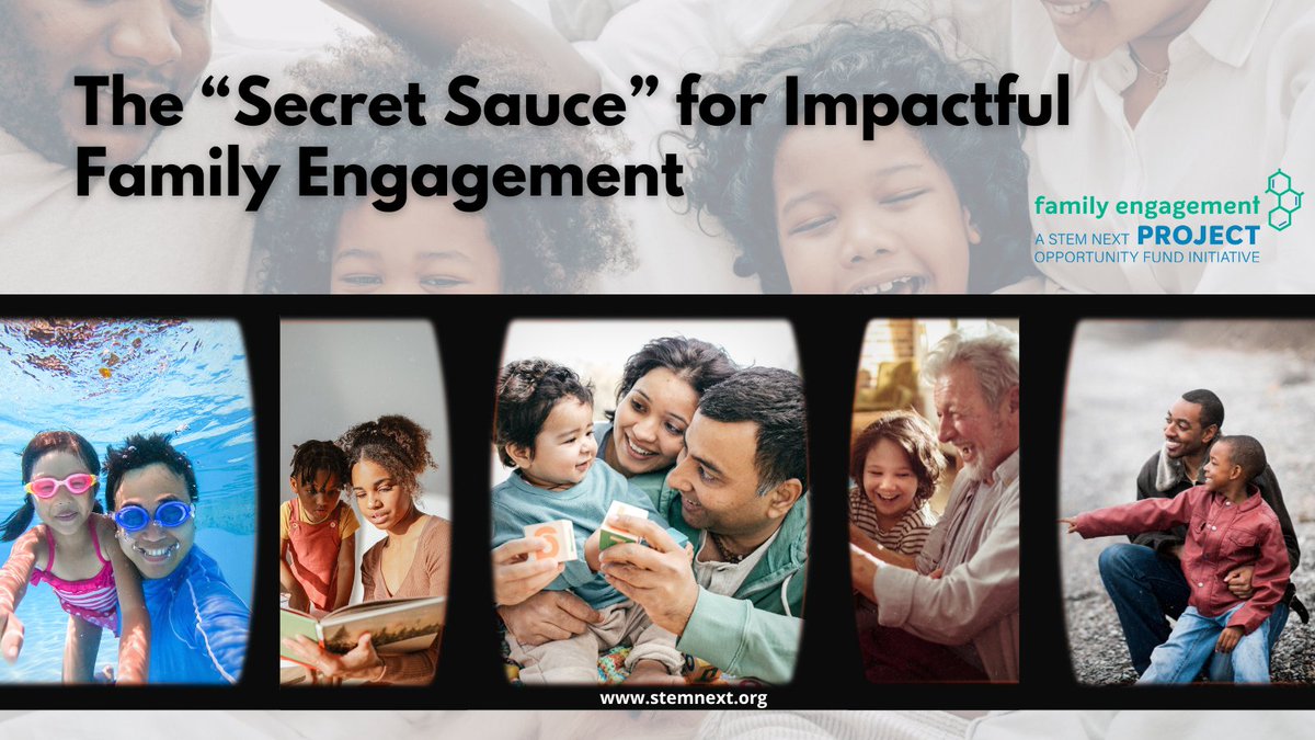 Attention all educators and parents! Discover the secret sauce for impactful family engagement in STEM with STEM Next Opportunity Fund's community-of-practice model. Check out our latest blog for the full scoop! #STEM #familyengagement #educators #parents bit.ly/3V6PvvY