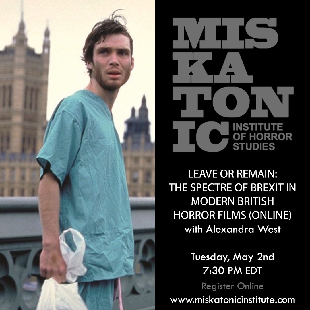 Miskatonic Institute of Horror Studies (@miskatonicihs) on Twitter photo Donāt miss out on tonightās online class with <a href="/ScareAlex/">Alex VVest</a>! Weāre talking all things Brexit, blood, man-babies⦠and MORE!
šļø Get tickets here: eventbrite.com/e/leave-or-remā¦
PS If youāre not able to make it tonight, this class will be available to rent VOD at a later date. Donāt miss out on tonightās online class with <a href="/ScareAlex/">Alex VVest</a>! Weāre talking all things Brexit, blood, man-babies⦠and MORE!
šļø Get tickets here: eventbrite.com/e/leave-or-remā¦
PS If youāre not able to make it tonight, this class will be available to rent VOD at a later date.