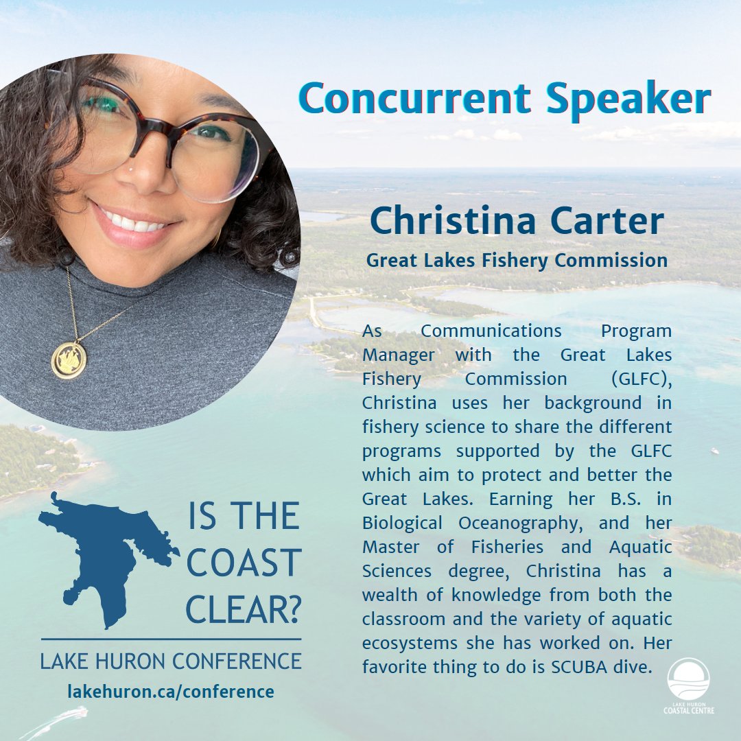 Christina Carter will be in Grand Bend this Friday to give an overview of the Great Lakes Fishery Commission, it's role in the preservation and conservation of the fishery, and how the Sea Lamprey Control Program is managing the parasitic invader. 

See you in 3 days!