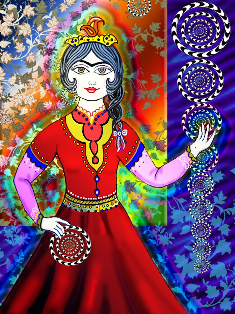 🌅Sun on earth🌅 
The queen of the skies rules the galaxies,on her journey to the Milky Way,she is attracted by the Earth and its beauty,and becomes a companion to the Earth,and can no longer be separated from the Earth...
➡️objkt.com/asset/KT1VLgBh…
#tntnft #nftwomen #nftart