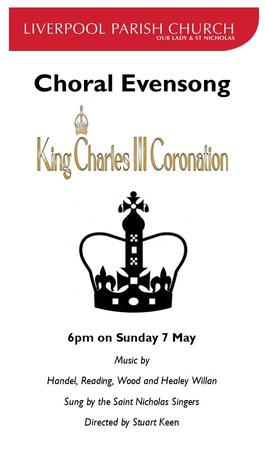 Are you getting in the #Coronation mood? Join us on Sunday evening for a themed #ChoralEvensong