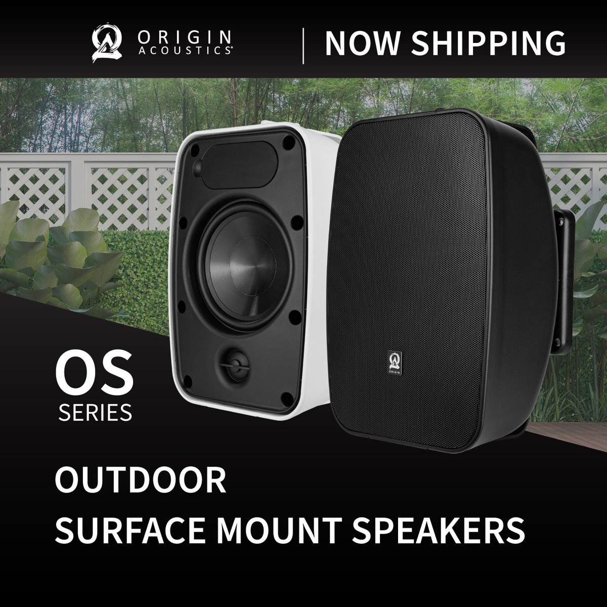 Our new OS series of Surface Mount Speakers are now shipping!

✔️IPX4-rated for toughness
✔️Excellent Audio
✔️Simple Installations

Contact an Origin Acoustics authorized dealer to order today!
#OriginAcoustics #OutdoorSpeakers #SurfaceMountSpeakers #OutdoorAudio