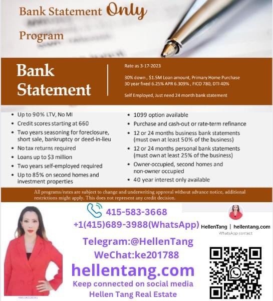 TangEstate's tweet photo. #40 year #InterestOnly low #Fico 660, loan 10% #DownPayment #investment property 15% downpayment #loanservices no#taxreturn up to #3million #buying #selling #loan #investment #propertymanagerment #onestop#topagent /broker:
☎️415-583-3668|
+1-415-689-3988 (WhatsApp/Telegram) https://t.co/wnflSq3HcA