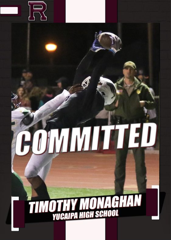 Tim__monaghan's tweet photo. Happy to say I will be attending the University of Redlands to continue my academic and athletic career. Would like to thank @UR_CoachGood @UR_CoachMariani for helping me throughout this process. https://t.co/Zba30YlTBU