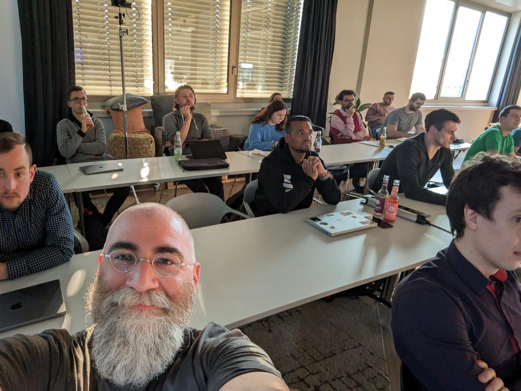 FrankPrechtel's tweet image. The #AWS #CodeCatalyst workshop by @ViktoriaSemaan and @vedmichv at the user group in #Nürnberg was amazing and fuelled by beer and pizza at the offices of @codecentric. 😋
I'm looking forward to see many a people at the AWS Summit in Berlin on Thursday. 🤗