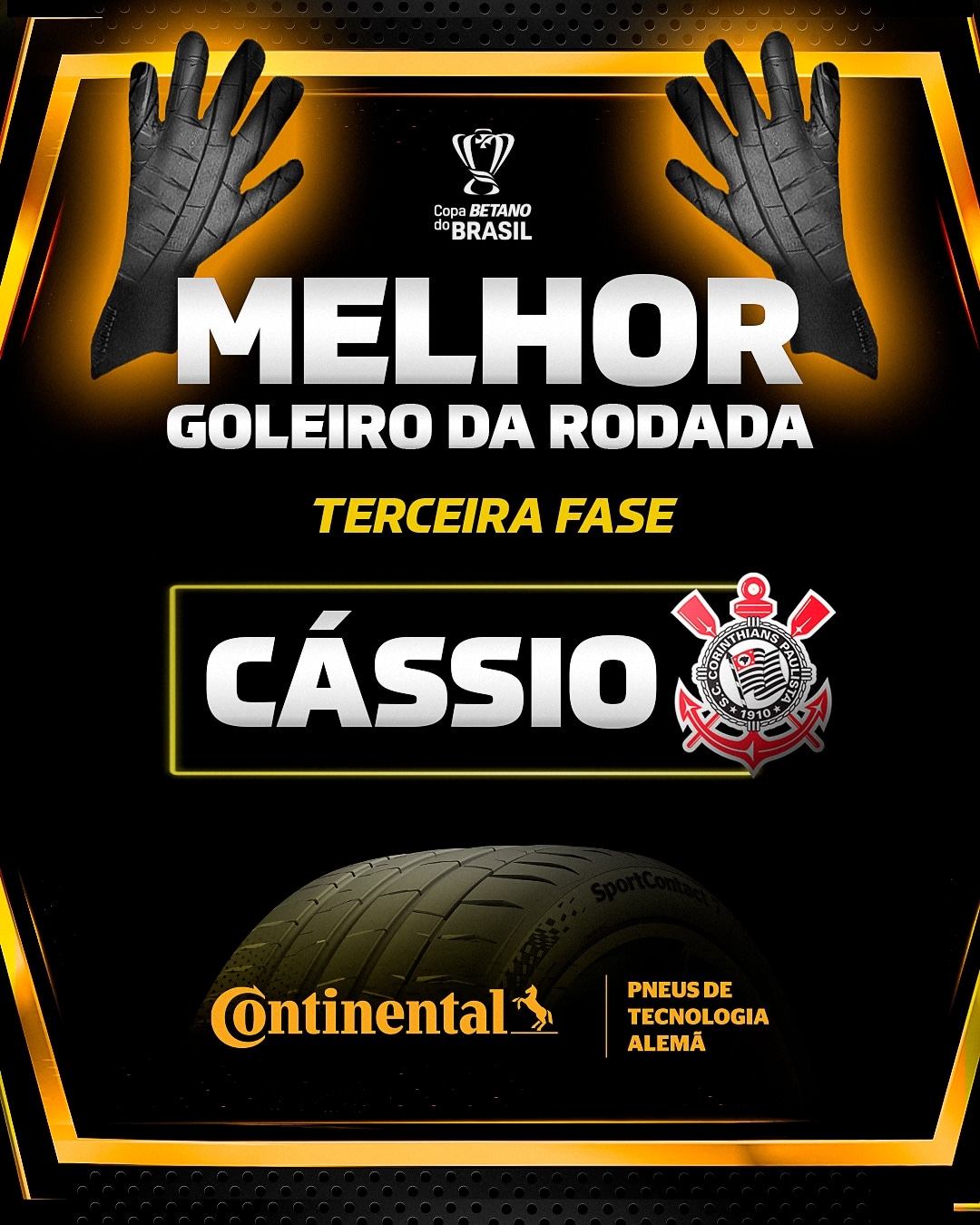 Melhor Goleiro Continental Pneus - Copa do Brasil 2023 