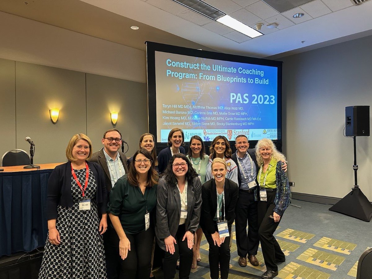 crassbac's tweet photo. Loved working with this awesome group on Coaching program development at #APPD2023! ⁦@StanfordPHM⁩ ⁦@LPCHPedsChiefs⁩ https://t.co/Ax8osFTjBo
