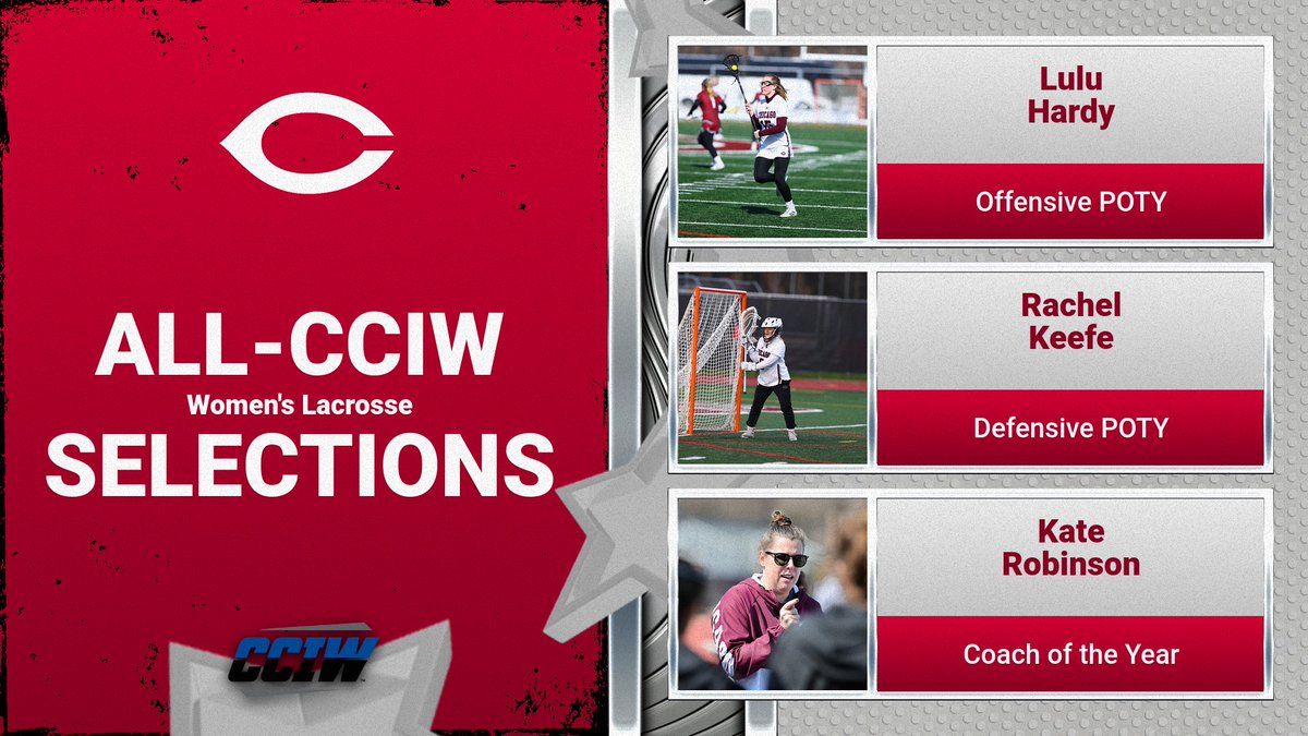 Women's Lacrosse's Hardy, Keefe, Robinson Highlight Haul of All-CCIW Selections // #MaroonMade 

🗞️: athletics.uchicago.edu/sports/wlax/20…
