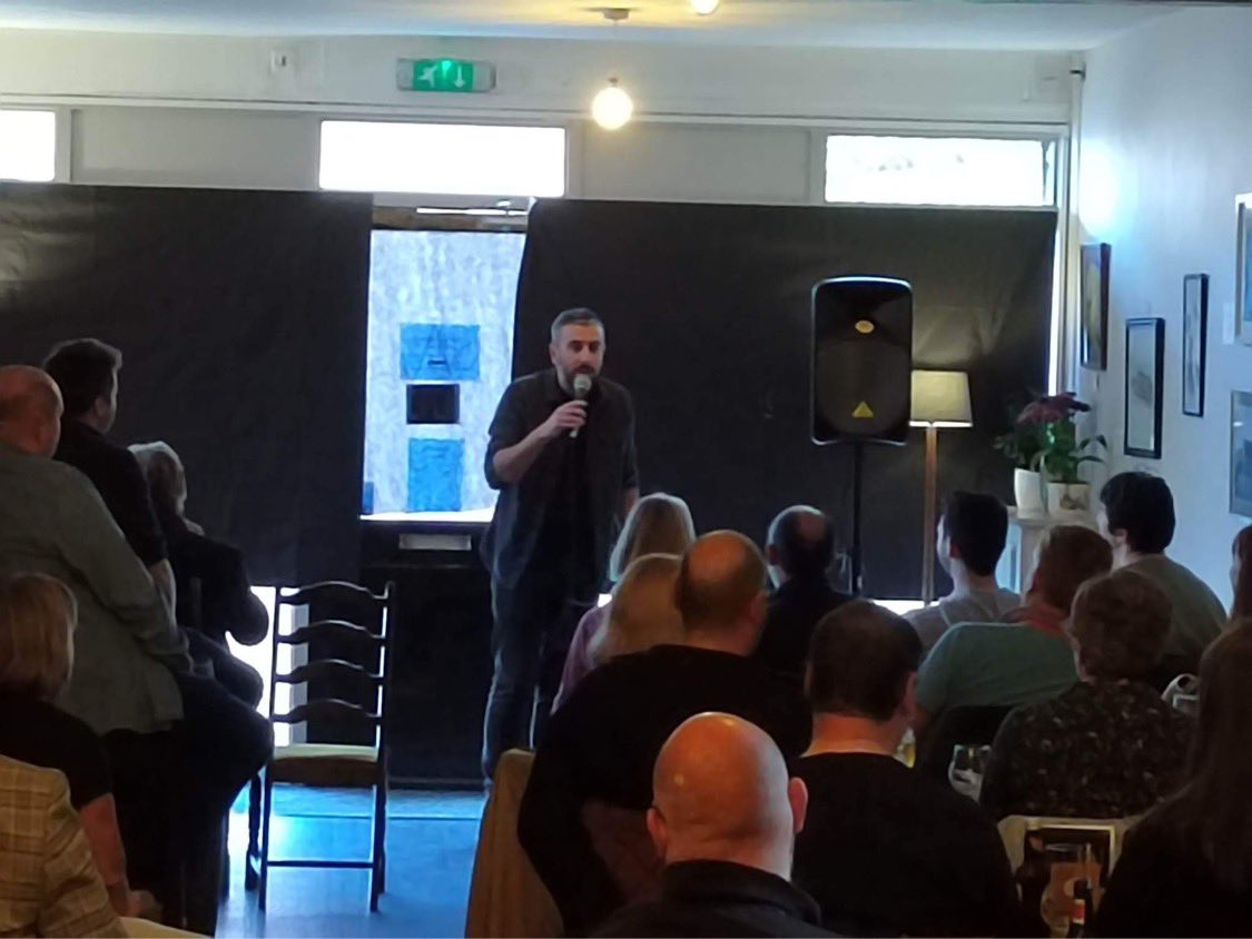Great fun MC’ing the first comedy night at the <a href="/BIHHereford/">Beer In Hand</a>. A fun audience and 5 cracking acts all doing a mix of established and new material. Great venue as well, if you’re in Hereford pop in for a few beers. #standupcomedy #comedy #hereford