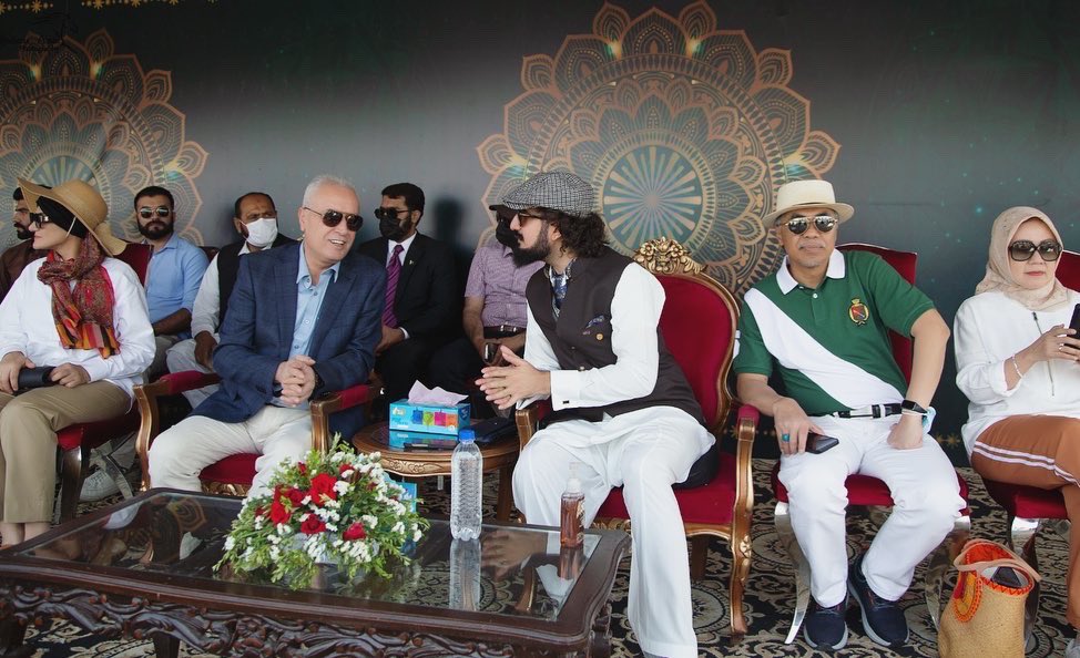 extremely grateful to His Excellency <a href="/RabaieAhmed/">Ahmed Ameen</a> 
Ambassador of Palestine, 
His Excellency Adam Mulawarman
Ambassador of Indonesia, representative from Embassy of Russia &amp; Kazakhstan &amp; Brother <a href="/ferozekhaan/">Feroze Khan</a> for joining @ Islamabad Tent Pegging championship