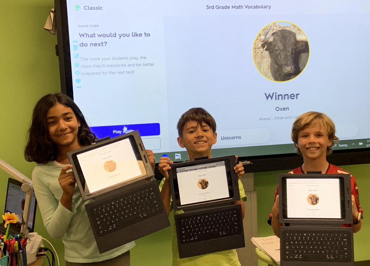 Quizlet Live! Switch class champs for Math Vocabulary Review! #InspireExcellence ⁦<a href="/WGESdragons/">Walnut Grove ES</a>⁩ ⁦<a href="/quizlet/">Quizlet</a>⁩