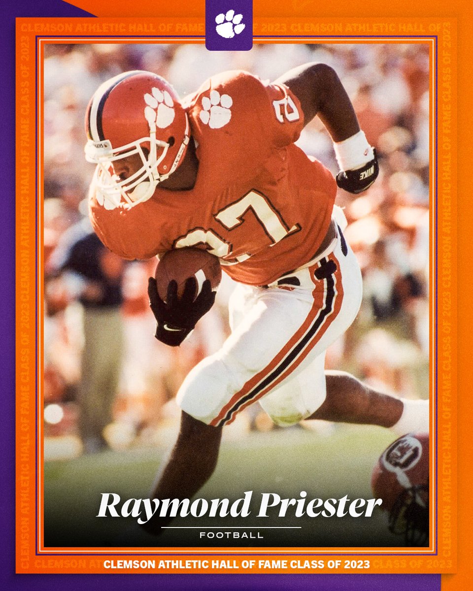 ClemsonFB's tweet photo. Congrats to Clemson Football alums DeAndre McDaniel, Kyle Parker and Raymond Priester on their selections to the Clemson Athletic Hall of Fame!

📰: https://t.co/HGOCfRw7cS https://t.co/prQb0UlWHl