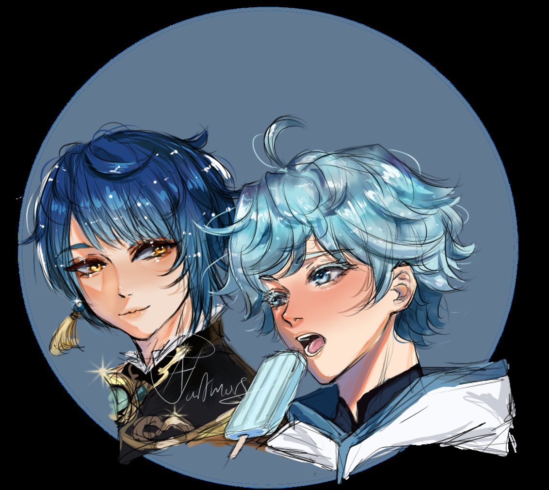 Drawing the cuties !!  Comment who you wanna see next^^

#GenshinImpact #art #chongyun #Xingqiu #digitalart #Genshin