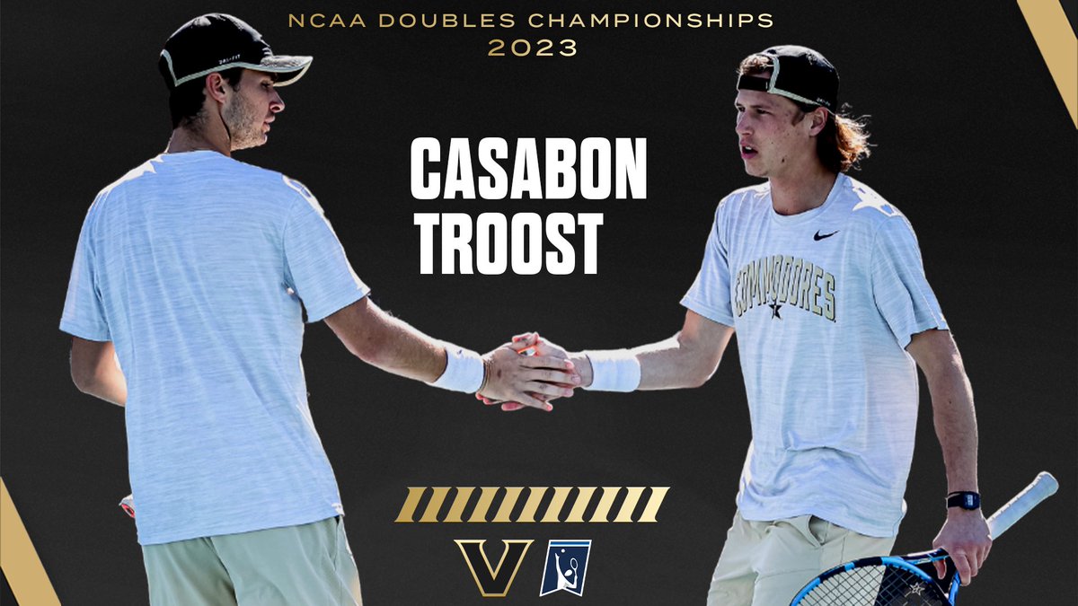 VandyMTennis's tweet photo. The No. 18 doubles duo in the country is headed to NCAA Championships. ⚓️⬇️

#AnchorDown https://t.co/gaE5XxZOb6