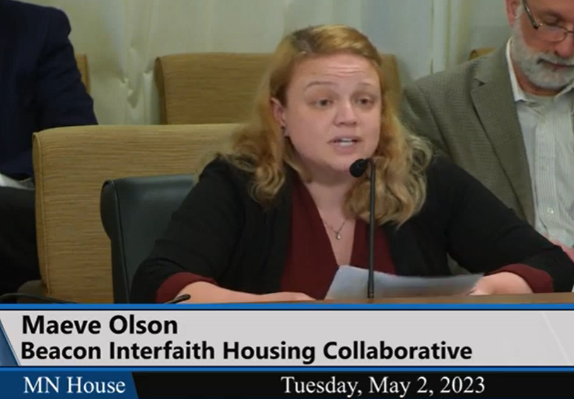 Legislative update! The MN House and Senate passed strong but separate housing bills and are reconciling the differences now in a conference committee. 
Shoutout to our own Maeve Olson for testifying!
#BringItHomeMN #endhomelessness #supportivehousing #mnstatelegislature