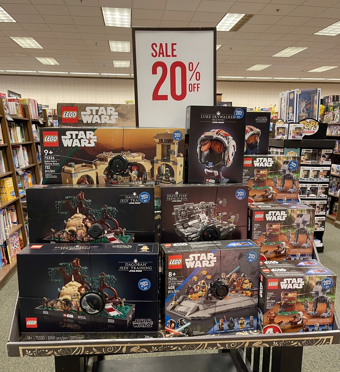 I felt a great disturbance in the Force, as if millions of voices suddenly cried out “20% OFF SELECT STAR WARS LEGO SETS!” in joy in honor of May the 4th 👽

Be a part of this spectacular sale until it ends Thursday 5/4 💫

#StarWars #MayThe4thBeWithYou #MAYTHEFORCEBEWITHYOU