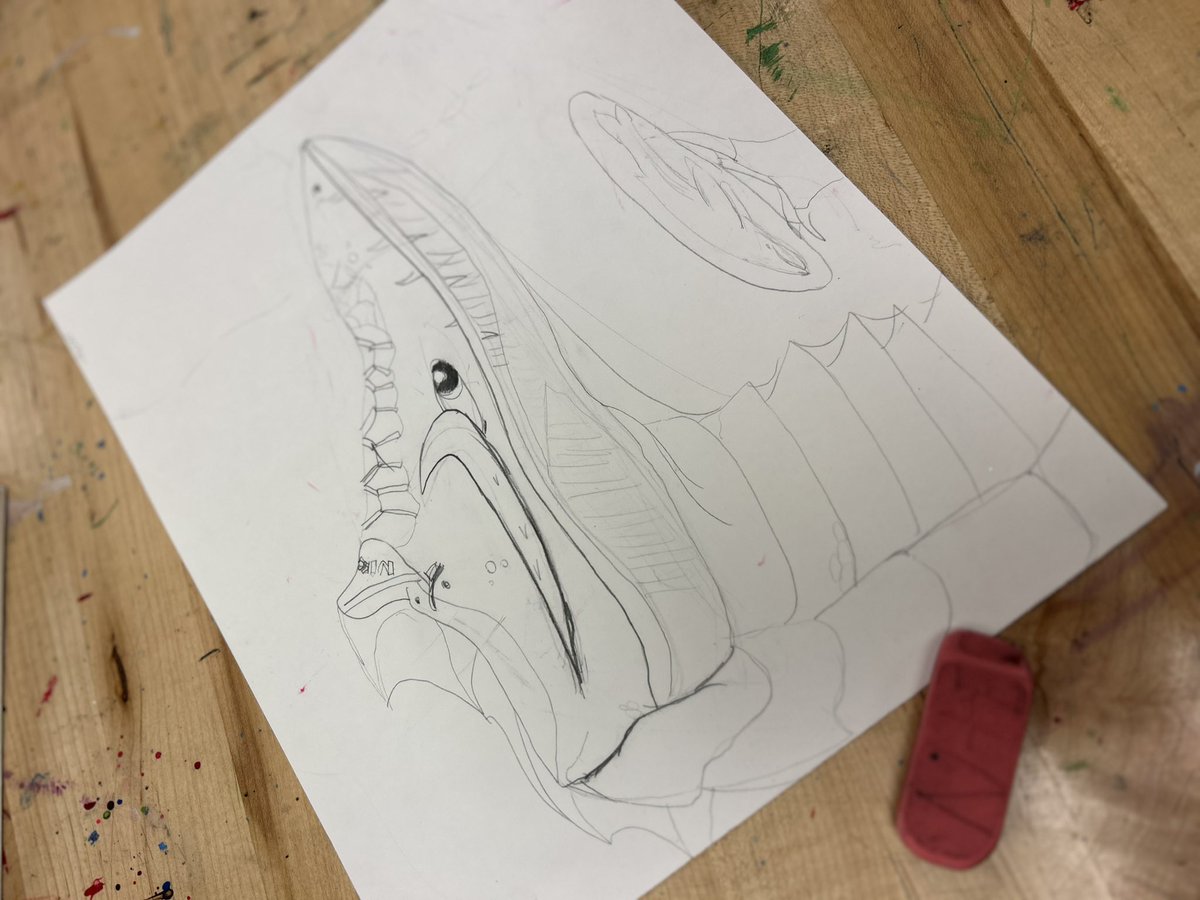 5th graders are learning about Surrealism in Multimedia and engaging in a Choose Your Own Adventure final project.  Using their tennis shoe as a starting point, students bring their own surrealist  ideas to life through drawing and animation @GlacierHills @ISD196Magnets