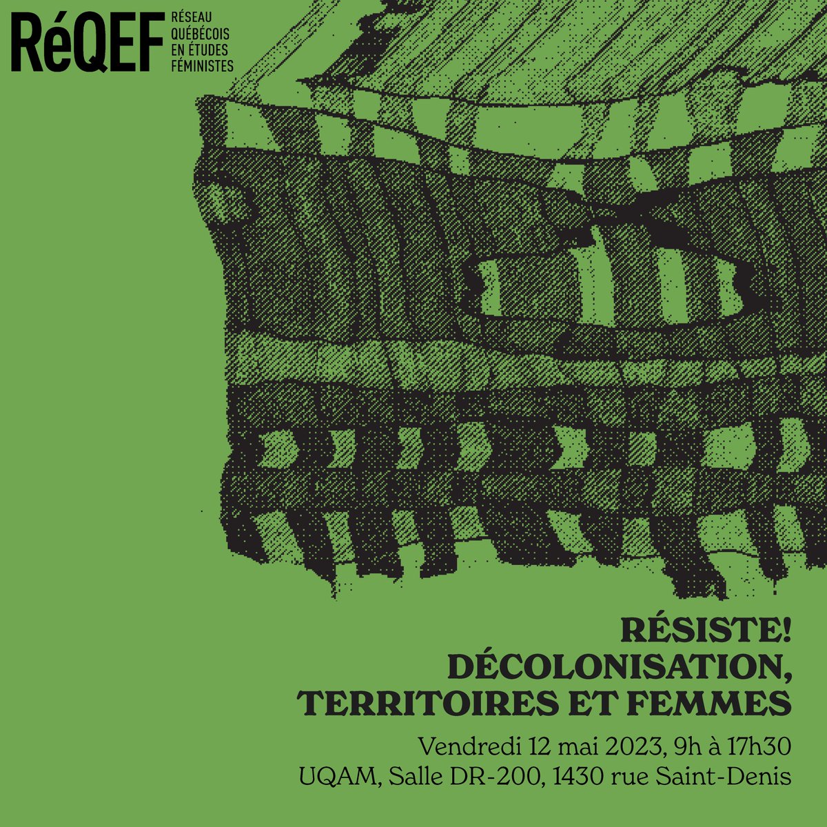 RéQEF (@reqef_) on Twitter photo ❃ 𝐑𝐞́𝐬𝐢𝐬𝐭𝐞 ! 𝐃𝐞́𝐜𝐨𝐥𝐨𝐧𝐢𝐬𝐚𝐭𝐢𝐨𝐧, 𝐭𝐞𝐫𝐫𝐢𝐭𝐨𝐢𝐫𝐞𝐬 𝐞𝐭 𝐟𝐞𝐦𝐦𝐞𝐬 ❃
𝟏𝟐 𝐦𝐚𝐢 𝟐𝟎𝟐𝟑 à l’𝐔𝐐𝐀𝐌.
Inscriptions : eventbrite.ca/e/billets-coll…
Graphisme : Anaëlle Tringle ❃ 𝐑𝐞́𝐬𝐢𝐬𝐭𝐞 ! 𝐃𝐞́𝐜𝐨𝐥𝐨𝐧𝐢𝐬𝐚𝐭𝐢𝐨𝐧, 𝐭𝐞𝐫𝐫𝐢𝐭𝐨𝐢𝐫𝐞𝐬 𝐞𝐭 𝐟𝐞𝐦𝐦𝐞𝐬 ❃
𝟏𝟐 𝐦𝐚𝐢 𝟐𝟎𝟐𝟑 à l’𝐔𝐐𝐀𝐌.
Inscriptions : eventbrite.ca/e/billets-coll…
Graphisme : Anaëlle Tringle