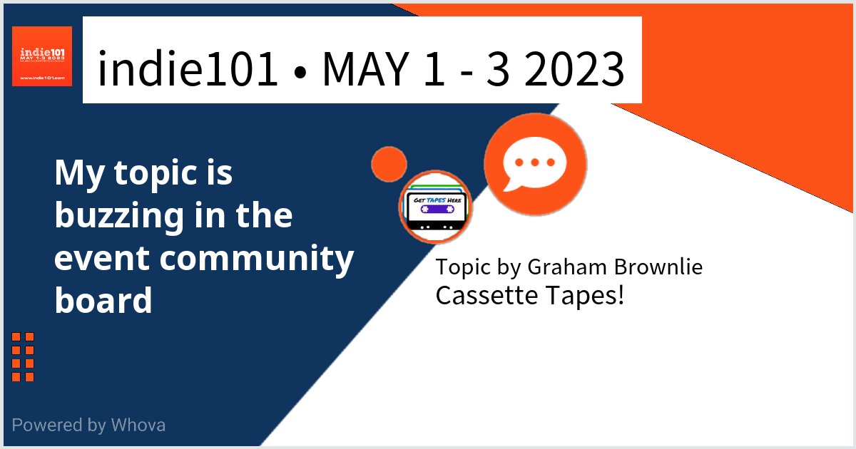 Wow, my thread is on fire! 🔥🔥🔥 Check out the discussion on the event app. #indie101 #INDIEWEEK #DITcommunity - via #Whova event app