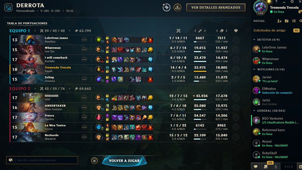 DaniKongi's tweet photo. Les contare a mis hijos que el team de @werlyb @carmensandwich @KNekro @andercortes y @NeckoLol me dejaron hacerme un ace en la @BuffonsLeague https://t.co/PPXajPsoi4