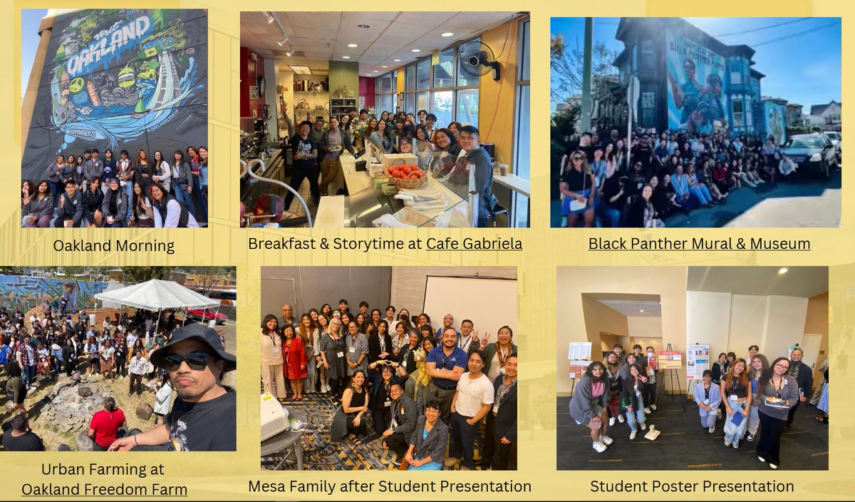 The <a href="/sdmesacollege/">SanDiegoMesaCollege</a> Family was blessed to send an amazing team and host student presentations at the  2023 <a href="/APAHENational/">APAHE</a> Conference. Below is a photo collage capturing their experiences. #APAHE #EquityandExcellenceInAction