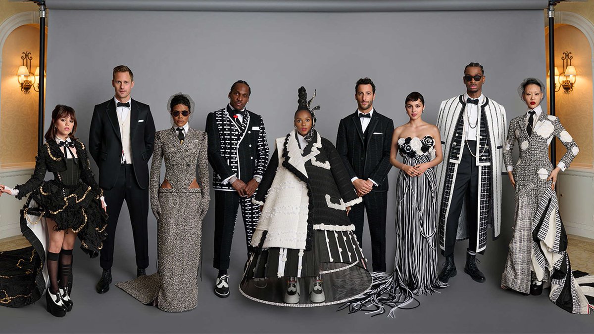 Can we have a moment for everyone at <a href="/ThomBrowne/">THOM BROWNE.</a> responsible for these iconic #MetGala2023  looks? Karl would be proud. #metgala