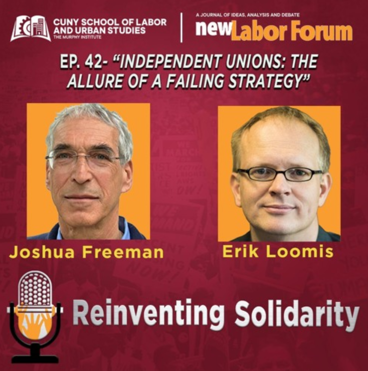 Joshua talks with <a href="/ErikLoomis/">Erik Loomis</a> about his article chronicling experimentation with independent unionism and discusses his doubts about the prospects for this strategy against today’s corporate behemoths on the <a href="/CunySLU/">CUNY School of Labor and Urban Studies</a> #podcast at

soundcloud.com/cunyslu/episod…

#LaborRadioPod