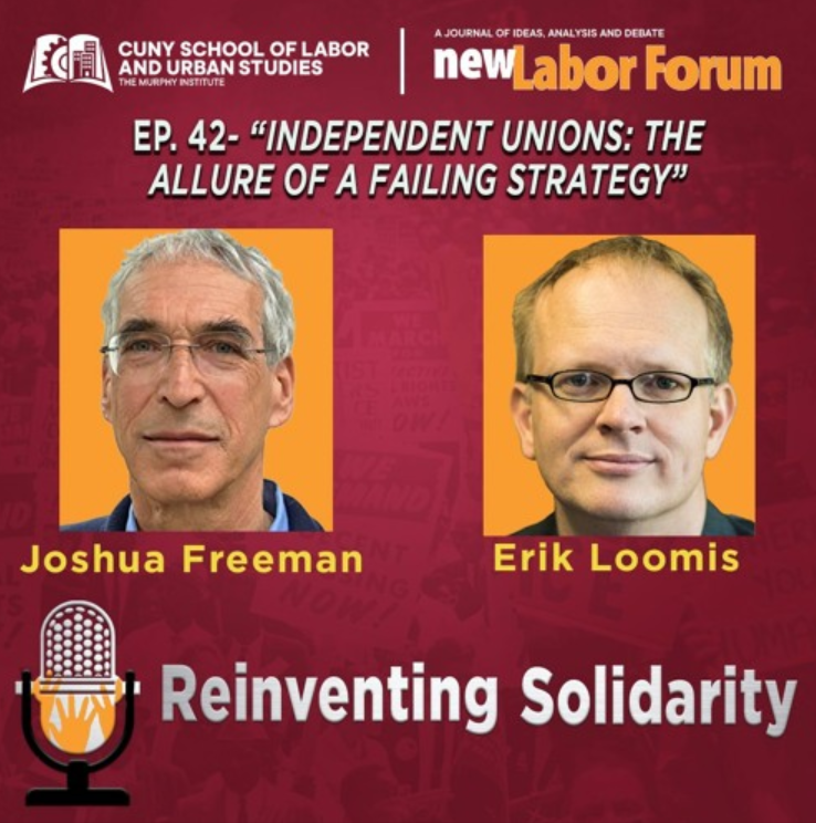 Joshua talks with @ErikLoomis about his article chronicling experimentation with independent unionism and discusses his doubts about the prospects for this strategy against today’s corporate behemoths on the @CunySLU #podcast at soundcloud.com/cunyslu/episod… #LaborRadioPod
