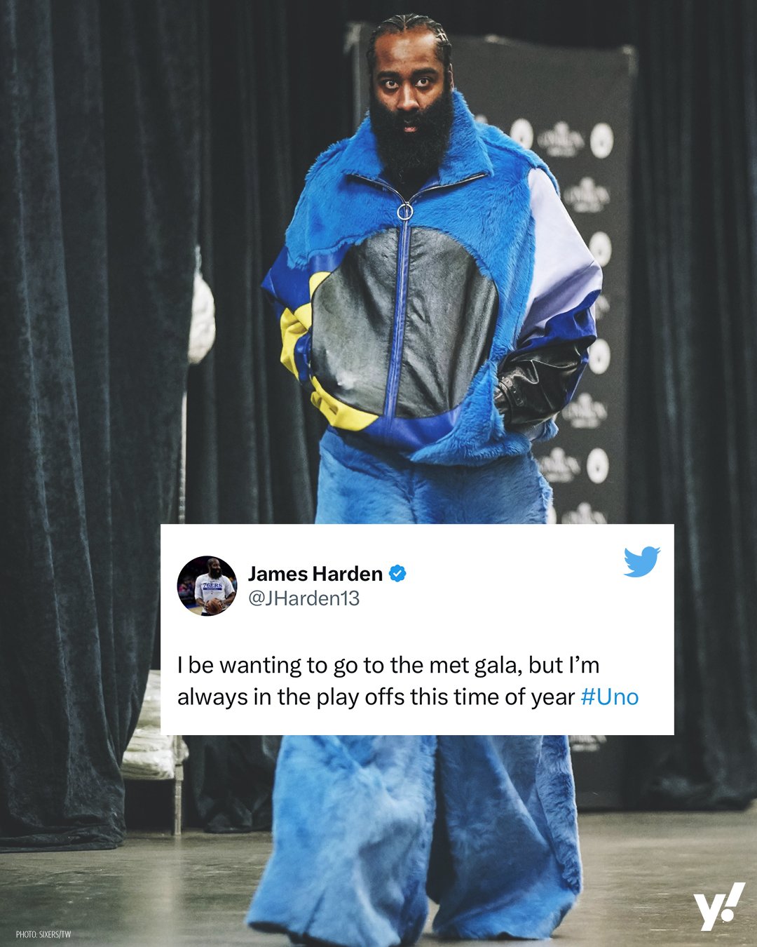 James Harden jokes about missing the Met Gala following career night