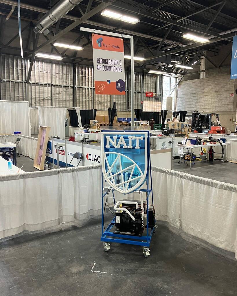 NAIT_HVACR's tweet photo. It’s provincial skills competition time again! #skillsalberta #skills2023 #refrigerationlife #yeg https://t.co/zGxYhqhwnY