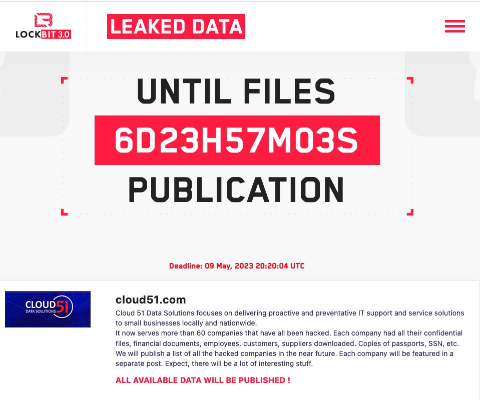 LockBit, LockBit fidye yazılımı grubu tarafından Hedeflenen 60 Şirket