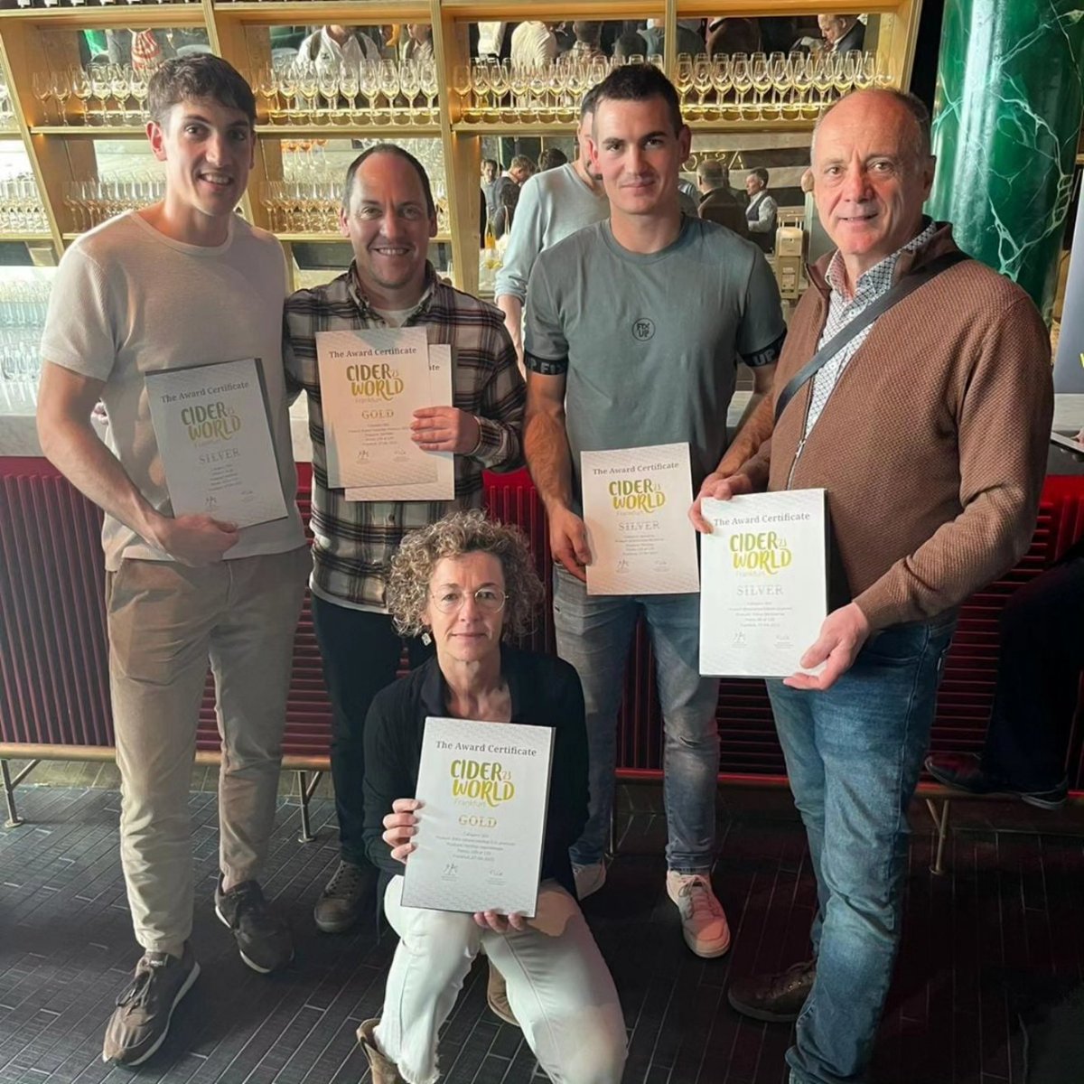 ciderlands's tweet photo. Ciderlands has been represented in Frankfurt (Germany) during the @CiderWorld 2023! Cider destinations, producers and experts have enjoyed this distinguished event which has hold the Cider Awards, the Cider Fair and interesting visits. Congratulations to all award-winners! https://t.co/6bpbSXR7Sj