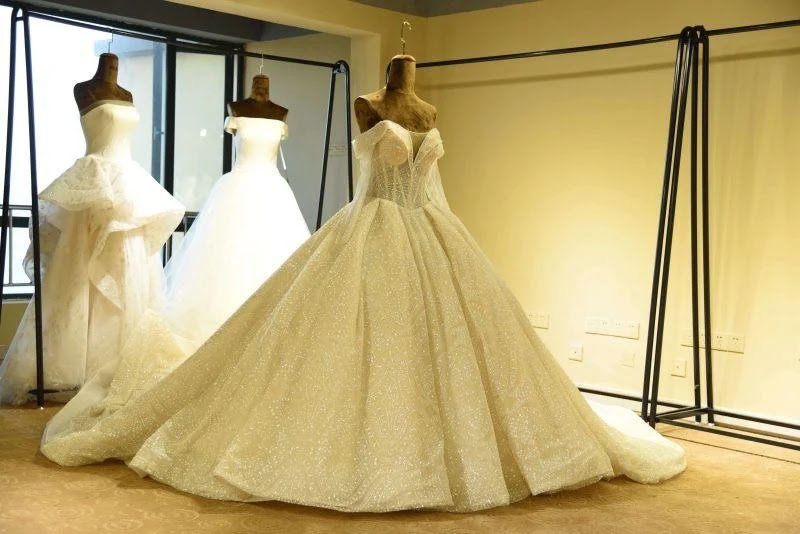 Bridelily Long Sleeve Lace-up Tulle Ball Gown Wedding Dress dlvr.it/SnQx2C