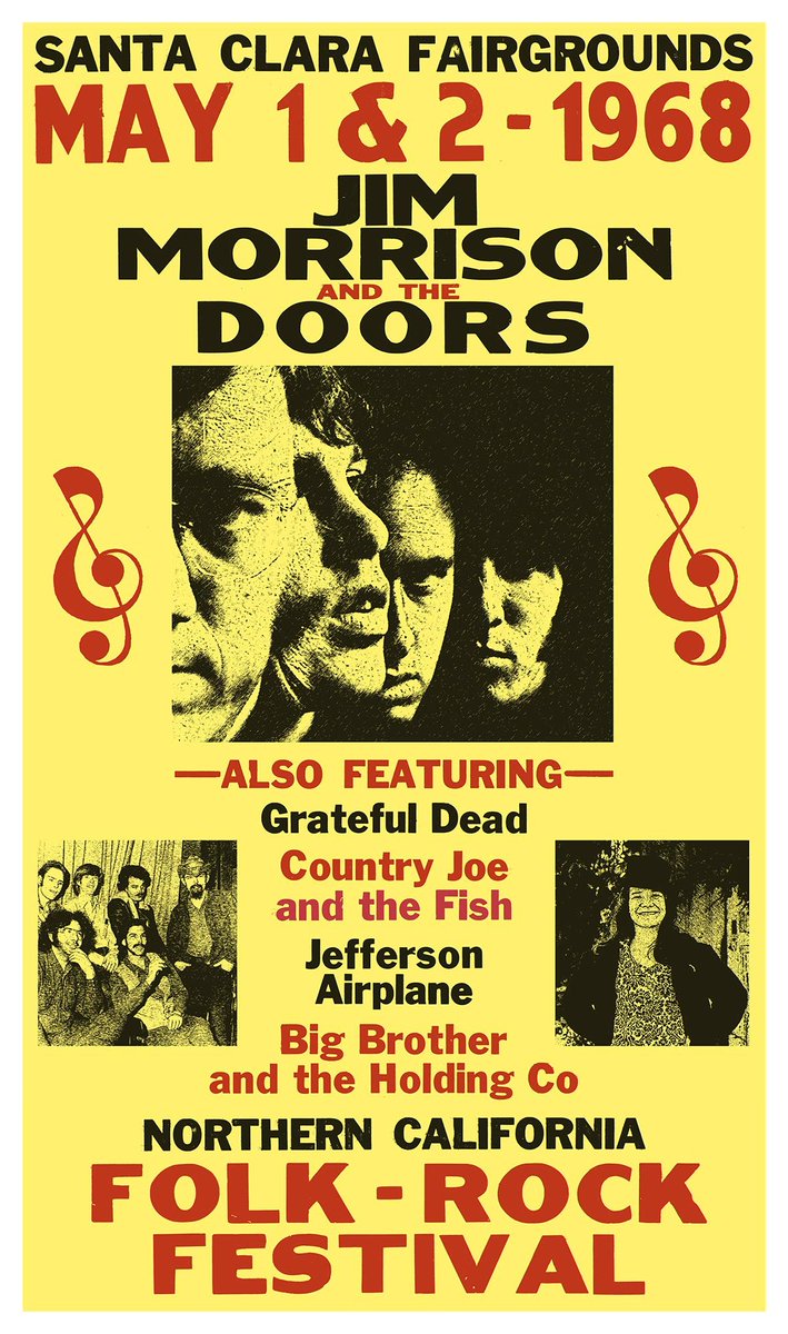 May 1/2nd, 1968

😍😍😍

#TheDoors  #TheGratefulDead  #JeffersonAirplane

#CountryJoeAndTheFish