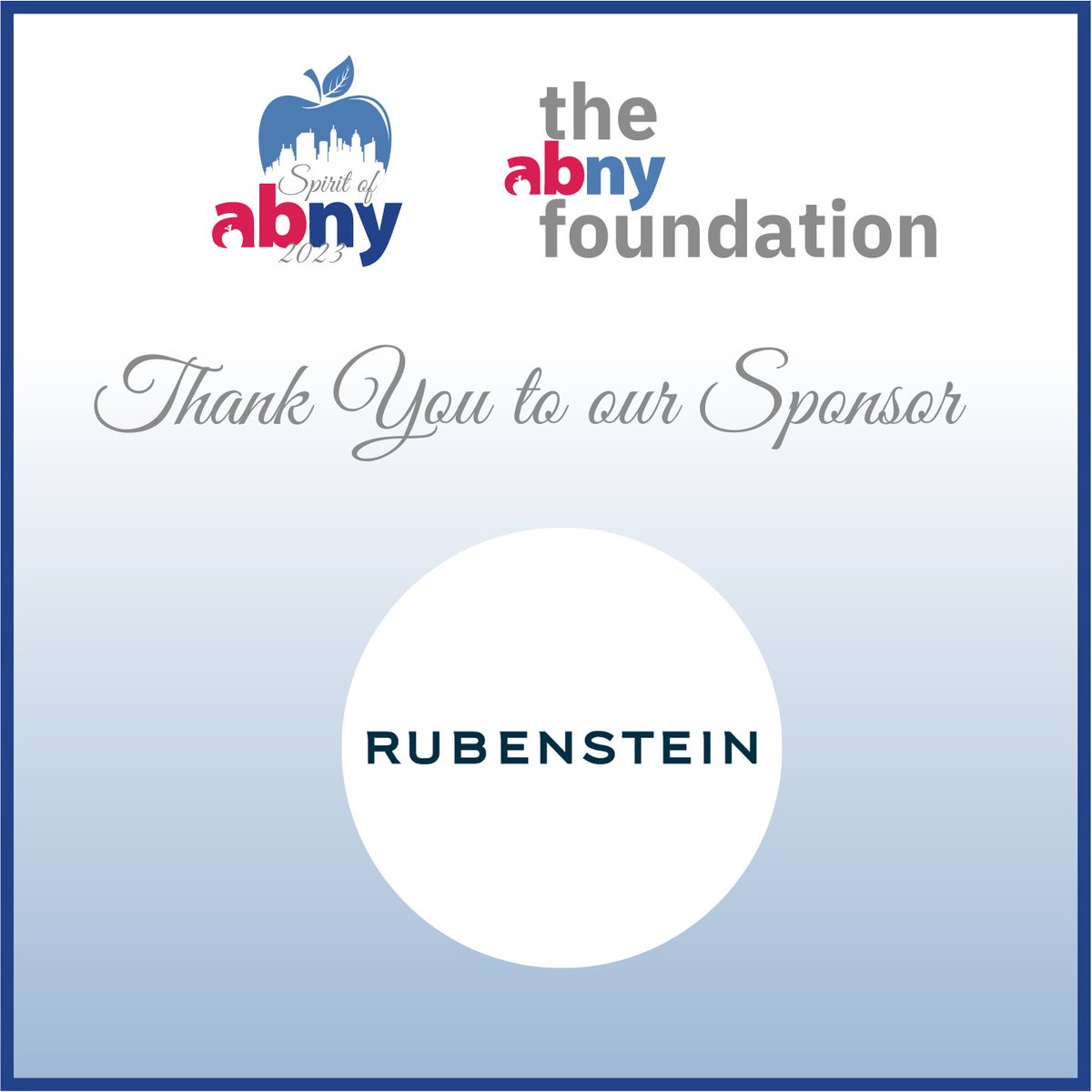 OOBusinessEnt's tweet image. ABetterNY: Thank you RUBENSTEIN for your support of this year’s Spirit of ABNY Awards. We are grateful to RUBENSTEIN President &amp;amp; ABNY Chairman Steven Rubenstein &amp;amp; his father Howard Rubenstein for their vision and civic duty to ABNY &amp;amp;New York City.

Join …