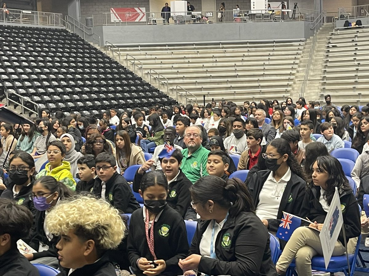 DISDSocialStudies (@disdsocstud) on Twitter photo Today was a good day! Model UN was a great success! Thank you <a href="/SocialStudiesSS/">Social Studies School Service</a> <a href="/BandanKoro/">Bandan Koro</a> <a href="/DrPeterMenzel/">Peter Menzel</a> <a href="/shannontrejo/">Shannon Trejo</a> <a href="/ArlenaGaynor/">Arlena Gaynor</a>
Over 400 students celebrated their year of learning World Cultures! Today was a good day! Model UN was a great success! Thank you <a href="/SocialStudiesSS/">Social Studies School Service</a> <a href="/BandanKoro/">Bandan Koro</a> <a href="/DrPeterMenzel/">Peter Menzel</a> <a href="/shannontrejo/">Shannon Trejo</a> <a href="/ArlenaGaynor/">Arlena Gaynor</a>
Over 400 students celebrated their year of learning World Cultures!