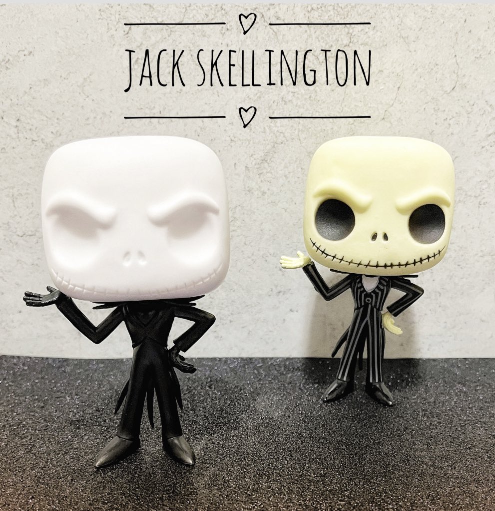 #PopTwinsTuesday 

🖤🤍🖤🤍🖤

Jack and Jack
Proto and Production 

🖤🤍🖤🤍🖤

#Funko #JackSkellington