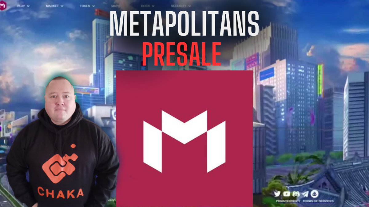__Chaka___'s tweet photo. New Video
Metapolitans Presale
@metapolitans_io $MAPS

https://t.co/qBnWO3Af0J https://t.co/MXypIc31wf