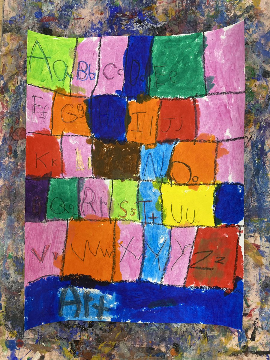 1st reviewing the alphabet with kwik sticks paint <a href="/OGESeagles/">Oak Grove Elementary School</a>