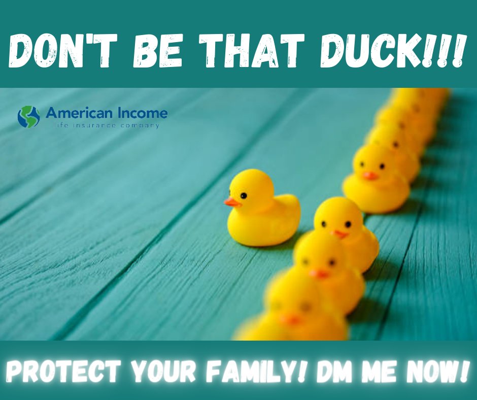 📢 Get your ducks in a row and secure your future with life insurance! 💪🔒

⌛️ Don't wait! Act now to protect your loved ones. 🏡👪

💼 Consult with a licensed professional for personalized advice. Let's ensure a secure future together! 🤝📞

🔒 #GetProtected #DucksInARow