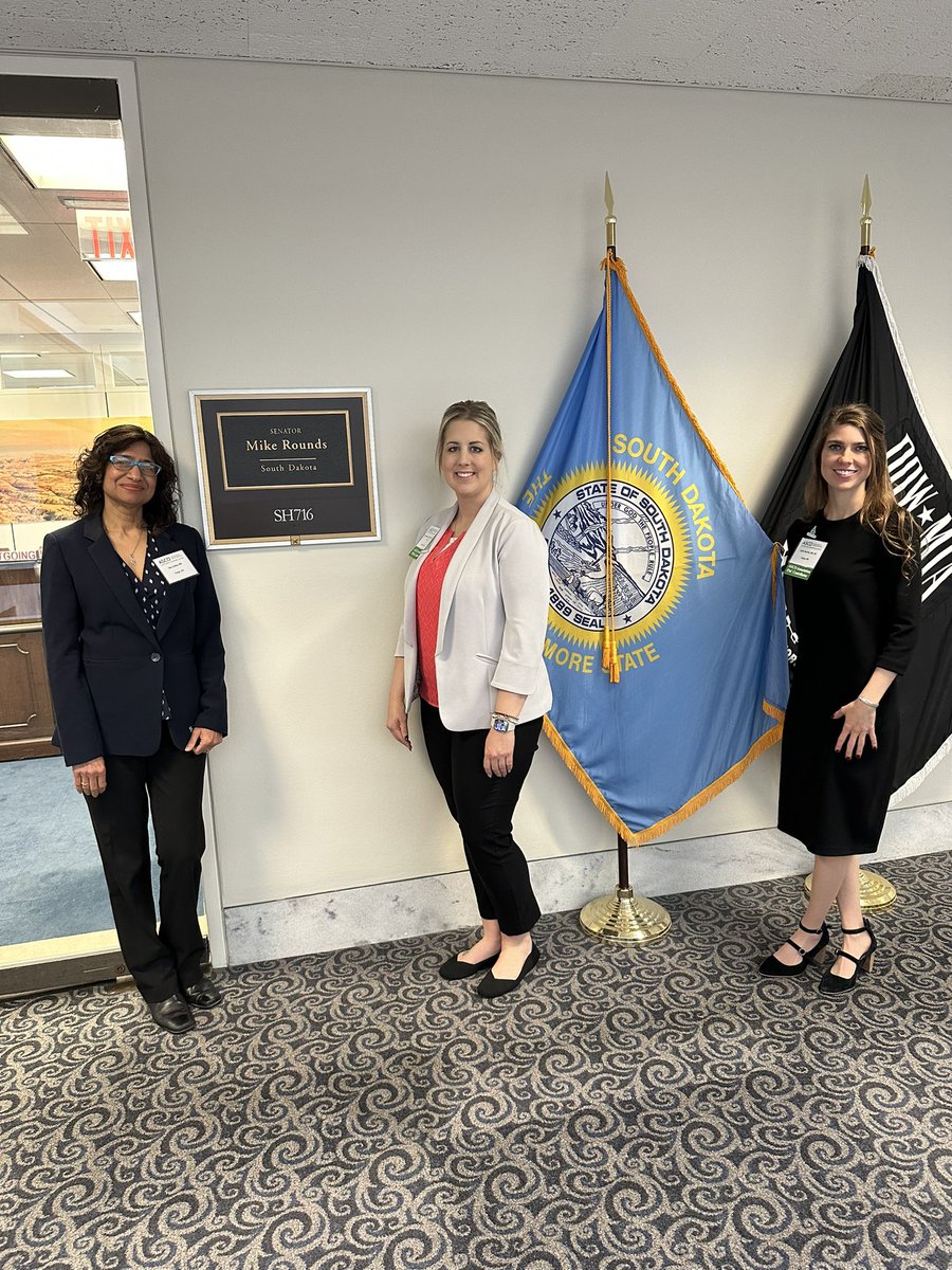 Dr. Gaba, Dr. Parish &amp; I met with <a href="/SenatorRounds/">Senator Mike Rounds</a> and Liam during the #ASCOAdvocacySummit &amp; discussed 
➡ Admin burden relief/prior authorization reform
➡ Banning copay accumulator programs
➡ Sustainable cancer research funding
THANK YOU for your ongoing support!!