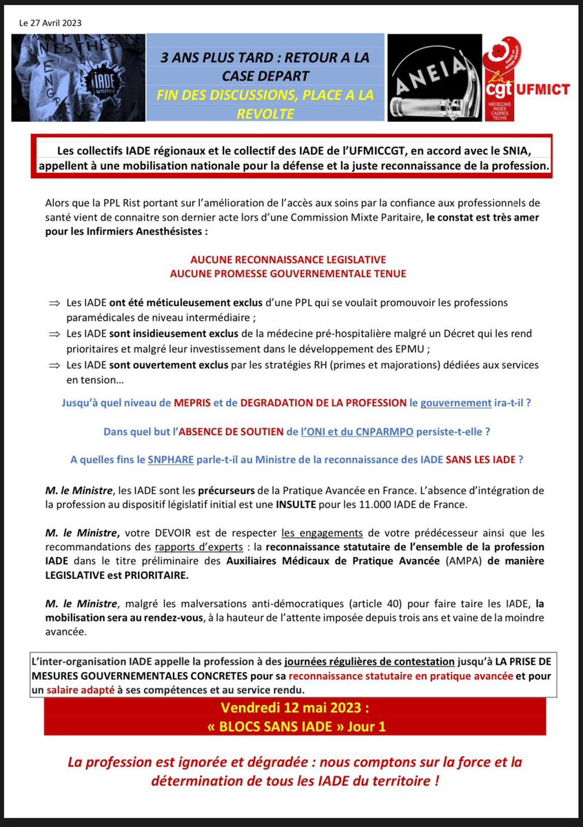 Collectif IADE IDF tweet media