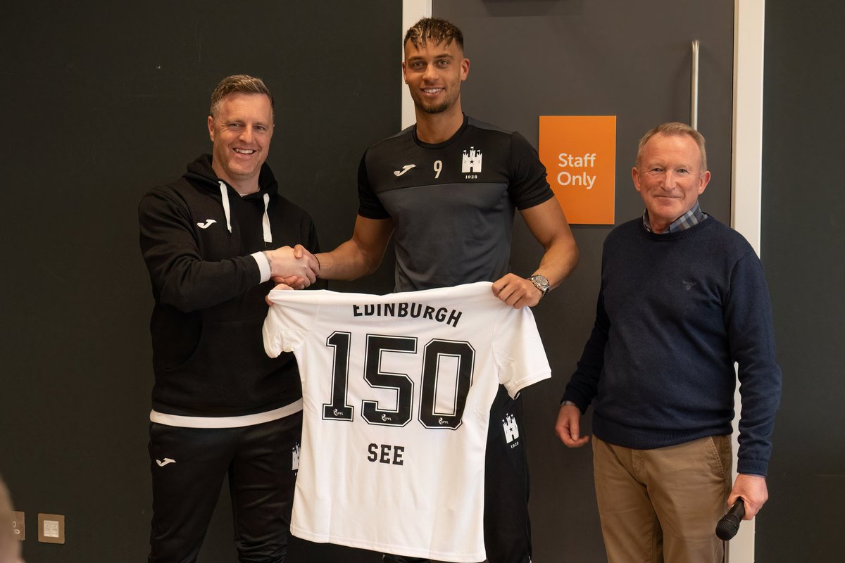 EdinburghCityFC's tweet image. What a milestone!

Both @DannyHandling10 and @ouzysee passed the 150 mark for club appearances this season 👏 

Here&apos;s to many more 🤝 well done from all of us here at the club! 

#WeAreEdinburgh