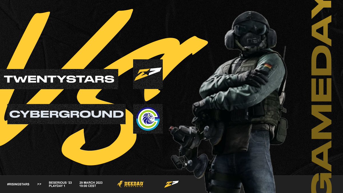 8 su 8? 👀
Venite a scoprirlo in live questa sera alle 19.00 durante il @BeSeriousR6.

🆚@Cyber_Esport
📺twitch.tv/beserious_it

#R6beserious #risingstars💛 🖤