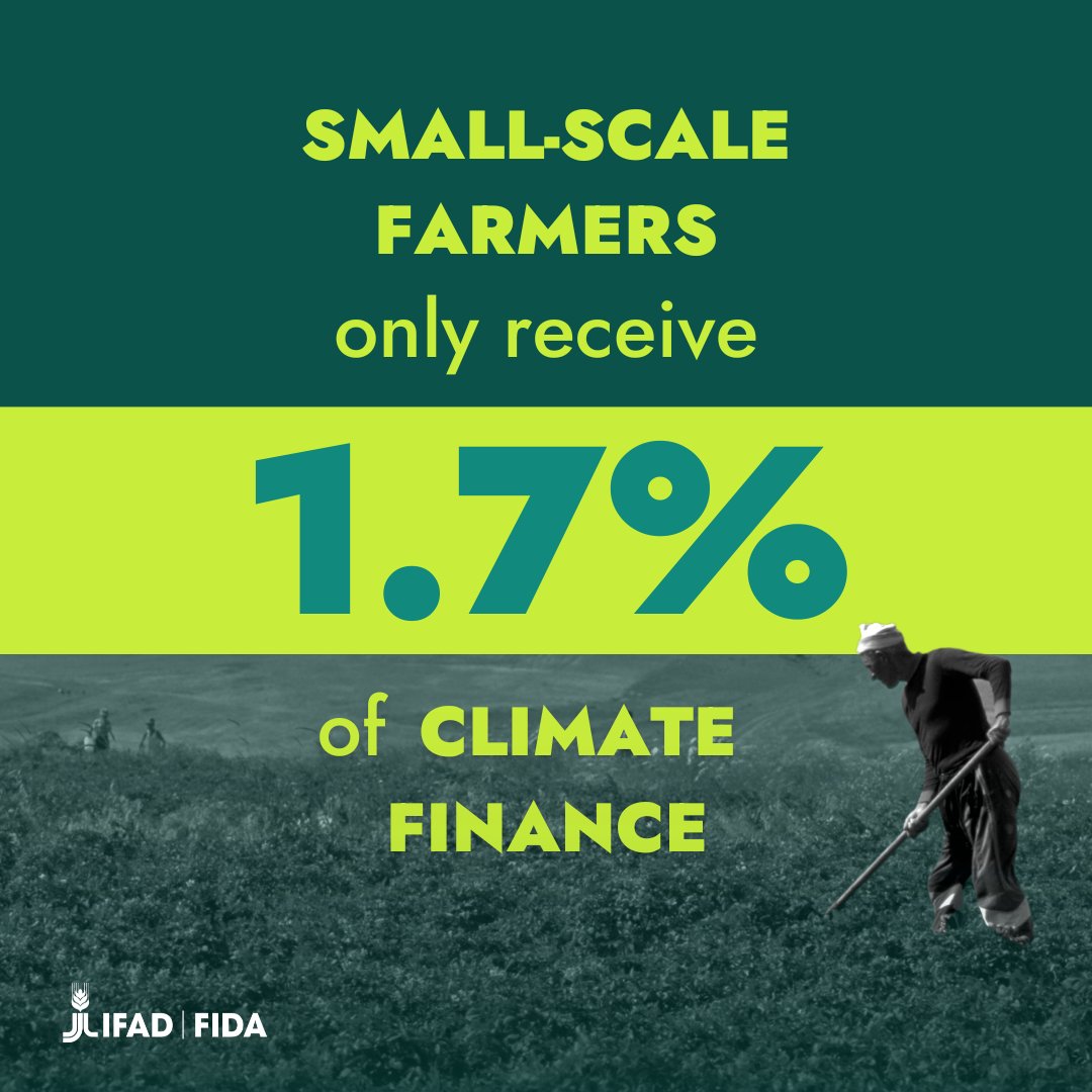 #climatechange #farmers #foodsecurity #agriculture 

@UNEP @theGEF @_INPST @GoneSustainable @IPBES @Ecologi_hq @Welthungerhilfe @UNBiodiversity @GlobalGiving @UNFCCC @Global_Nature_F @theGCF @FAOclimate @GCAdaptation @FAOBrussels @FAO @CIF_Action

Via: @IFAD